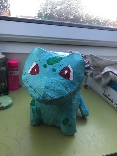 Plant Paper, Pokemon Crafts, Pokemon Craft, Papel Mache, Paper Mache, Pokemon, Pokémon