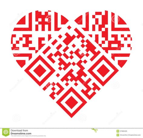 Illustration about I love you QR code for use with anything or someone whom you love. Illustration of heart, valentines, phone - 27900420 I Love You Words, Gift Voucher Design, Instagram Code, Code Design, Code Red, Custom Cross, Heart Valentines, Visual Identity Design, Code Art