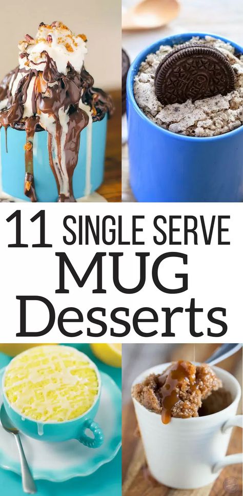 Best Chocolate Mug Cake – Single Serve Mug Desserts Mug Dessert Recipes, Mug Dessert, Microwave Mug Recipes, Simple Sweets, Mug Desserts, Easy Mug Cake, Mug Food, Mug Meals, Vanilla Mug Cakes