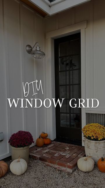 Christina | DIY Homestead & Garden Mama on Instagram: "Please stop using electrical tape for so many reasons. 🤯😘 Make DIY window grids with wood & paint. This is a beginner friendly home upgrade you can do on a budget. Only a few tools needed listed. Follow for our DIY home projects 🔨 👇🏻💕 #budgetfriendlydiy #budgetfriendlydecor #window #windowgrids #diywindow #diyblackwindows #diyduo #diydupe #diydupes #highend #interiordesign #ibuiltthat #marriagegoals #diyhumor #renovation #reno #easydiy Diy Window Grids, Window Grids, Diy Home Projects, Exterior Inspiration, Homestead Gardens, Wood Paint, Budget Friendly Decor, Black Windows, Diy Window