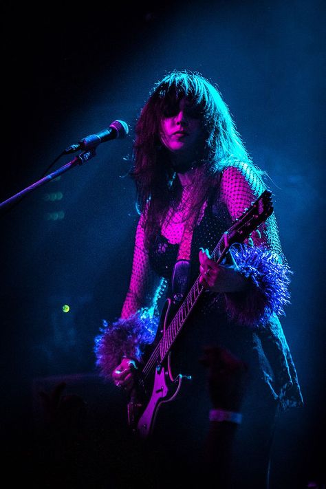 The Velveteers at Bluebird Denver - Concert Photos & Review - Greeblehaus #DenverMusic #DenverBand #LocalMusic #DenverConcertPhotography #DenverConcerts #ConcertPhotos #ConcertPhotography #MusicPhotography #RockPhotography #PsychedelicRock Artist Aesthetic Purple, Rock Band On Stage, Live Concert Photography, Purple Rockstar Aesthetic, Purple Rock Aesthetic, Concert Reference, The Velveteers, Rock Concert Photography, Concert Photography Aesthetic