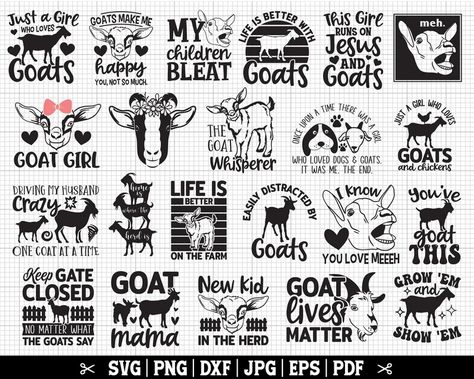 Goat Png, Goat Svg, Goat Tee, Goat Shirts, Goat Lover, Cute Goats, Png Shirt, Baby Goats, Themed Crafts