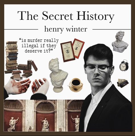 Henry Secret History, The Secret History Henry, Henry Winter The Secret History, Henry Winter Fanart, Henry Winter Aesthetic, The Secret History Characters, The Secret History Fanart, Dark Academia Goth, The Secret History Aesthetic