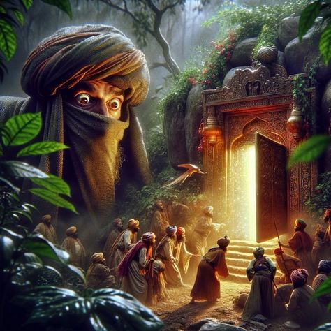 Ali Baba And The Forty Thieves, Sudden Wealth, Importance Of Honesty, English Moral Stories, Elder Brother, Learning Stories, Ali Baba, Overcoming Adversity, English Story