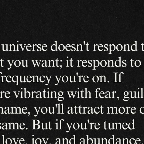 Lewis Howes on Instagram: "Shift your mindset, and watch your life change 🙏 Drop a YES if you needed this reminder today & follow @lewishowes for daily inspiration 💫⁠
⁠
What frequency are you tuning into right now? 💛⁠
⁠
Follow @lewishowes for more inspiration ✨️⁠
⁠
Quote is from: @milkywaygurl" High Frequency Quotes, Different Frequency Quotes, Raise Your Frequency Quotes, How To Change Frequency, Raise Your Frequency, Frequency Quote, Lewis Howes, Daily Inspiration, Life Skills