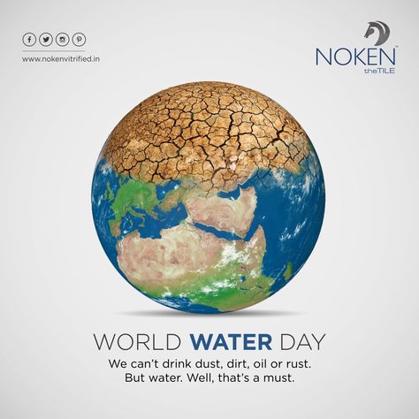 World Water Day Creative Ads, World Water Day Poster Design, World Water Day Creative, World Water Day Poster, Wall Painting Flowers, Save Water Poster, Marketing Ads, International Days, Education Poster Design