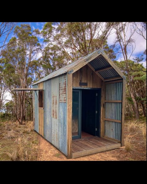 ample | Our smallest offering, the little fella. For pricing and brochure DM or go to our website. This building is designed as a break out space… | Instagram Break Out Space, Sheds Ideas Backyard, Tiny House Australia, Tin Shed, Hut House, Out Space, Tin House, Shed To Tiny House, A Frame House Plans