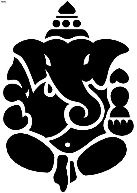 Ganesha Logo, Ganesha Artwork, Ganesh Tattoo, Sri Ganesh, Ganesha Drawing, God Photos, Ganesh Art Paintings, Steel Railing, Lord Ganesha Paintings