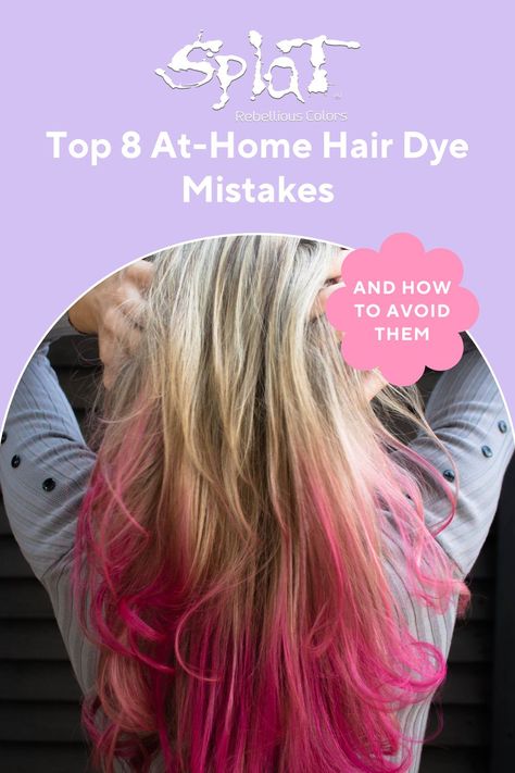 How To Dye Hair At Home Ombre, How To Dye Ends Of Hair At Home, How To Dye The Tips Of Your Hair At Home, Diy Vivid Hair Color, Peekaboo Hair Color How To, How To Do Streaks In Your Hair, Color Hair At Home Tips Diy, How To Dye Hair Two Colors At Home, How To Dye Tips Of Hair At Home