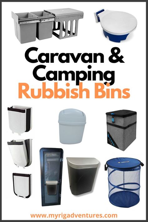 Looking for the perfect bin for your camping or caravanning adventures? Here are 15 options to choose from, which work with a variety of different set-up types. #camping #campingbin #caravan&camping #campingaustralia #campingtips Campervan Bin Ideas, Rv Trash Can Ideas, Caravan Storage Ideas Australia, Caravan Storage Ideas, Caravan Hacks, Caravan Storage, Small Caravans, Caravan Ideas, Caravan Camping