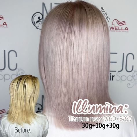 Illumina Nude - best in class ❤️ Are you agree? #illumina_education #wella_education #illuminacolor #hairtrends #newhair #hair | Instagram Wella Color Formulas Blondes, Wella Education, Hair Color Placement, Pastel Blonde, Champagne Blonde Hair, Rose Blonde, Wella Illumina, Wella Hair Color, Hair Toner