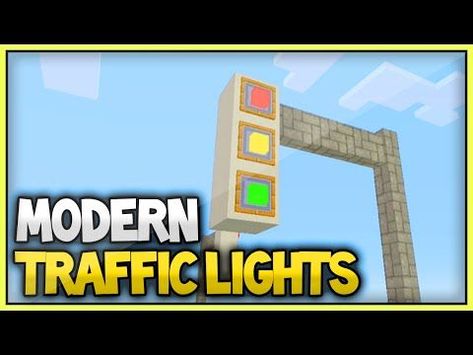 Minecraft Modern Traffic Lights Tutorial (Xbox360/PS3/XboxOne/PS4) - YouTube | Minecraft city, Minecraft, Minecraft blueprints Minecraft City Lights, Traffic Light Minecraft, Minecraft Traffic Light, Minecraft Stores, Minecraft Blueprint, City Minecraft, Villa Minecraft, Minecraft Modern City, Youtube Minecraft