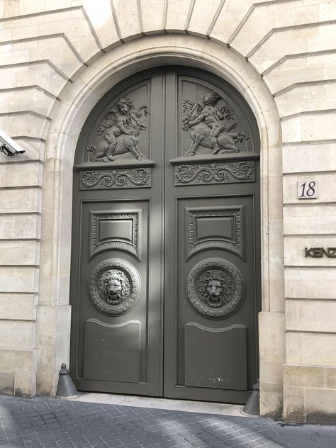 Doors of Paris Paris Door, Painted Door, Secret Door, Entrance Foyer, Modern Door, Garden Doors, Unique Doors, Beautiful Doors, Painted Doors