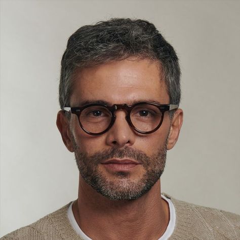 Model is wearing Welt Earth Bio Eyeglasses, round brown frame Optical Eyewear, Brown Frame, Men Eyeglasses, Optical Frames, Vintage Vibes, Work Fashion, Personalities, Official Store, Everyday Look