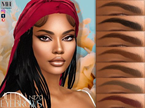 The Sims Resource - Jillian Eyebrows N280 Realistic Eyebrows Sims 4 Cc, Sims 4 Baddie Eyebrows, Sims4 Cc Eyebrows, Sims 4 Cc Eyebrows Female, Sims4 Cc Makeup Eyebrows, Sims 4 Cc Female Skin, Sims 4 Cc Brows, Eyebrows Preset Sims 4, Sims 4 Bushy Eyebrows Cc