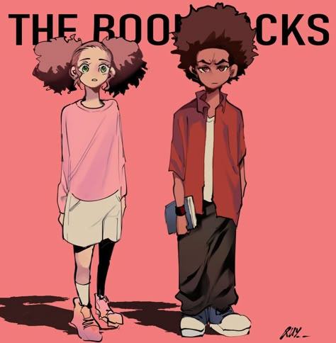 Jasmine X Huey, Huey Freeman Fanart, Boondocks Huey And Jasmine, The Boondocks Fanart, Boondocks Fanart, Boondocks Art, The Boondocks Cartoon, Huey Freeman, Boondocks Drawings