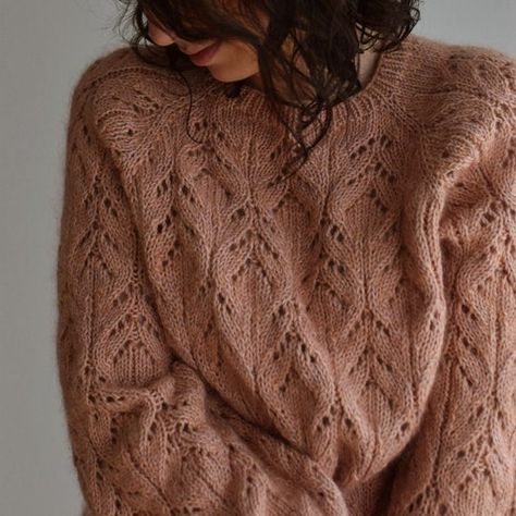 Knitted Sweaters Pattern, Sweater Patterns To Knit, Knit Sweater Patterns, Lace Sweater Pattern, Lace Knit Sweater, Knitted Sweater Pattern, Sweater Knit Pattern, Knit Sweater Pattern, Diy Tricot