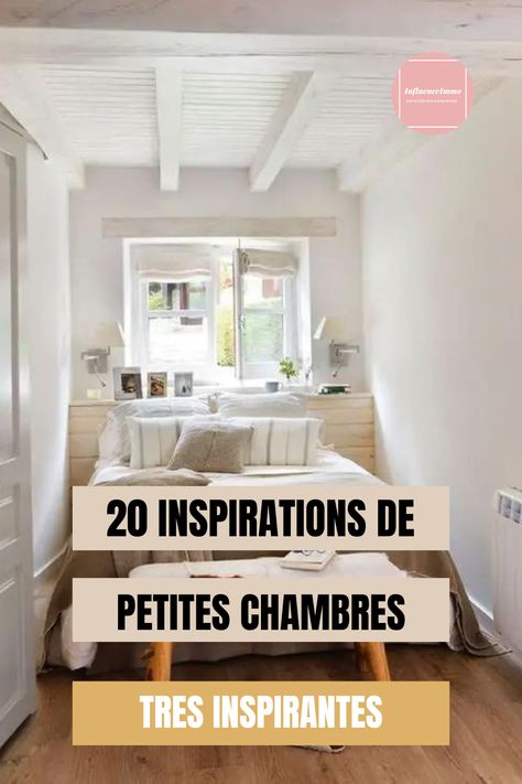 Parfois, nous avons des chambres de taille moyenne ou petite.

Heureusement pour nous que la rareté des mètres carrés ne soit pas un obstacle à une décoration belle et confortable.

Nous allons vous aider à décorer la chambre : 20 idées de petites chambres à décorer. Bedroom