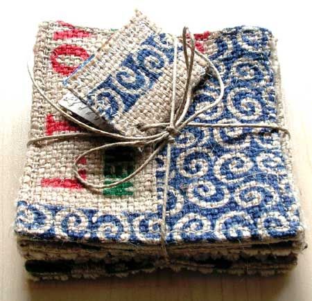 Coffee Bag Crafts, Feed Sack Bags, Burlap Crafts Diy, Coffee Bean Sacks, Burlap Coffee Bags, Coffee Bean Bags, Coffee Sacks, Burlap Projects, Rice Bag