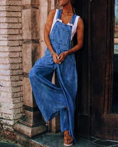 70s Denim Jumpsuit, Wide Leg Overalls, 70s Denim, Loose Jumpsuit, Velvet Shorts, Estilo Chic, Bib Overalls, Urban Style, Exclusive Fashion