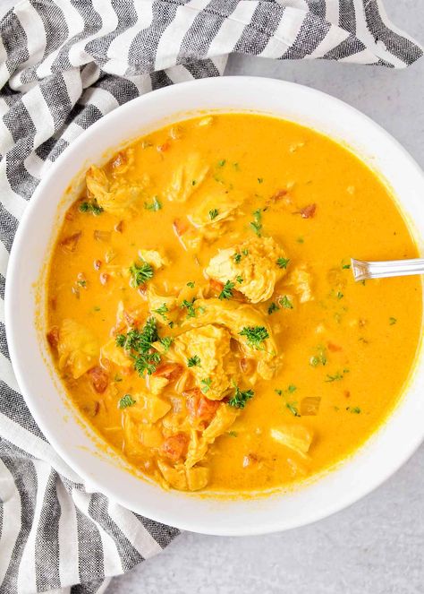 Instant Pot Coconut Curry Chicken Recipe Instant Pot Coconut Curry Chicken, Coconut Curry Chicken Soup, Coconut Curry Chicken Recipes, Curry Chicken Recipe, Chicken Curry Soup, Perfect Pot Roast, Life Made Simple, Coconut Curry Soup, Chicken Life