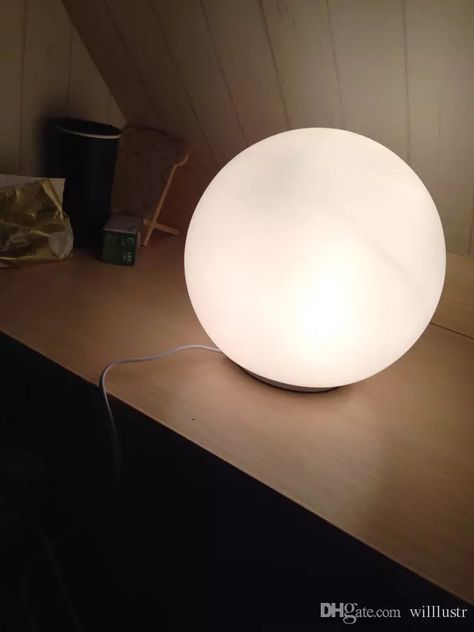 2019 Modern Table Lamp Round 14cm 25cm Globe Lighting Frosted Milk White Lampshade Desk Light Glass Shade Ball Blown Glass Diffuser Lamps Bedside From Willlustr, $90.46 | DHgate.Com Globe Lighting, Lamp Round, Lamps Bedside, White Lampshade, Globe Lamps, Bedroom Lamp, Living Room Lounge, White Lamp Shade, Party Table Decorations