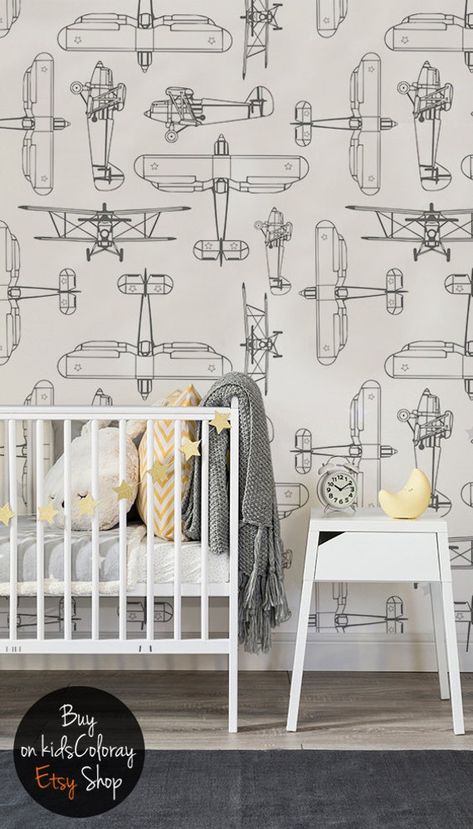 This Wall Decals & Murals item by KidsColoray has 305 favorites from Etsy shoppers. Ships from Poland. Listed on 08 Jun, 2022 Plane Nursery Theme, Boys Airplane Bedroom, Airplane Nursery Theme, Airplane Bedroom, Airplane Boys Room, Vintage Airplane Nursery, Plane Nursery, Aviation Nursery, Bedroom Wall Mural