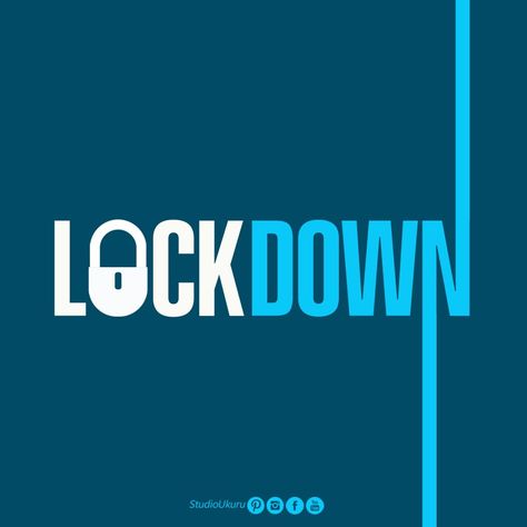 Lockdown design Digital Campaign, Brand Ideas, Typographic Design, Typography Logo, Creative Designs, Word Art, Casual Wear For Men, Allianz Logo, The Environment