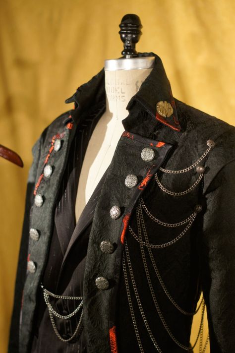 Rocker Steampunk and Goth Tuxedos with Tailcoats | Etsy Unique Suits, Good Dress, Claw Hammer, Aleister Crowley, Steampunk Fashion, Fantasy Clothing, Fantasy Fashion, Character Outfits, Looks Style