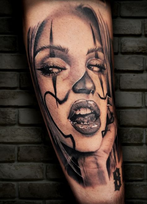 Chicano face for a client #woman #face #tattoo #girl Tattoo Of Womens Face, Woman Face Tattoo, Best Female Tattoos, Tattoos On Hand, Face Tattoos For Women, Girl Face Tattoo, Female Tattoos, Best Tattoos For Women, Tattoo Girl