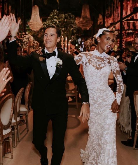 Jasmin Tookes, Secret Garden Wedding, Jasmine Tookes, Best Wedding Gifts, Dream Wedding Ideas Dresses, Zuhair Murad, Wedding Mood Board, Lace Gown, Wedding Bells