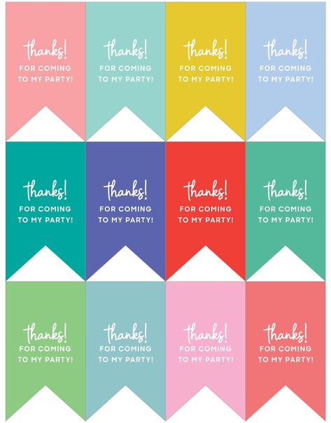 Party Favor Tags | Skip To My Lou Party Favor Tags Printable Free Birthday, Free Printable Favor Tags, Giveaway Tags, Birthday Treat Bags, Thank You Tag Printable, Bridal Shower Tags, Skip To My Lou, Cupcakes Ideas, Party Giveaways