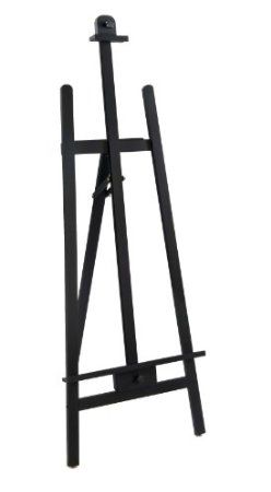 Amazon.com: Displays2Go Adjustable Black Finish Wood Studio Artist Easel with Non-Skid Rubber Feet: Arts, Crafts & Sewing Drawing Easel, Wood Bar Top, Studio Easel, Pochade Box, Painting Station, Bar Signage, Artist Easel, Wood Easel, Wooden Easel