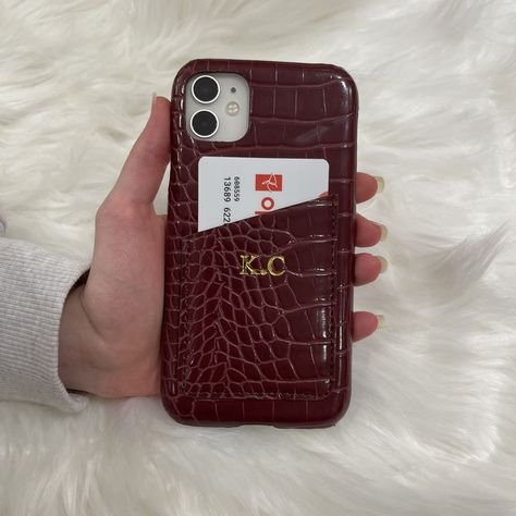 The perfect holiday gift! Iphone Case With Wallet, Iphone 15 Phone Case, Customized Phone Cases, Classy Iphone Case, Chic Phone Case, Phone Case With Card Holder, Card Holder Phone Case, Cute Phone Case, Custom Iphone Cases