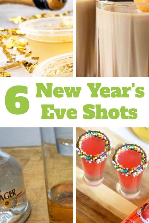 Boring toasts have had their day. It's time to step up your game and ring in the new year in style with our 6 unique New Year's Eve shots. These aren't your typical party shots, they're a celebration of taste, creativity and a toast to a new year full of joy, happiness and unforgettable moments. New Years Shots Recipes, New Year’s Eve Shots, New Years Shots, Wine Slushie Recipe, Bomb Shots, Champagne Jello Shots, Jello Shots Vodka, New Years Eve Drinks, Bomb Drinks