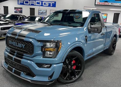 Ford Shelby Truck, F150 Super Snake, Shelby Truck, Shelby F150, Shelby Super Snake, Ford F150 Custom, Big Ford Trucks, Super Snake, Armored Truck