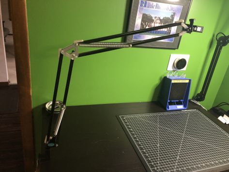 DIY Overhead Camera Rig v2 – Nick's Blog Video Frame, Video Project, Camera Rig, Video Projection, Estate Sale, Desk Lamp, I Saw, In Love, Desk