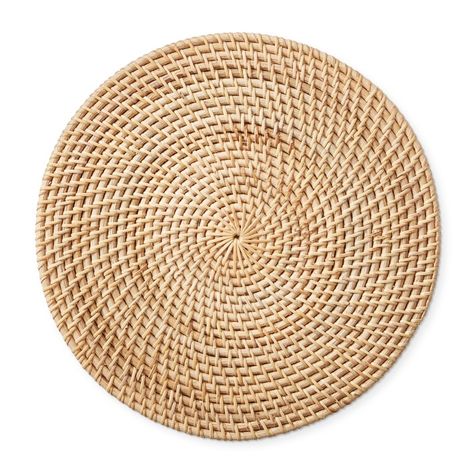 Light Woven Charger | Williams Sonoma Woven Charger, Rattan Charger, Rose Williams, Spring Table Settings, Al Fresco Dinner, Woven Placemats, Spring Table, Lombok, Williams Sonoma