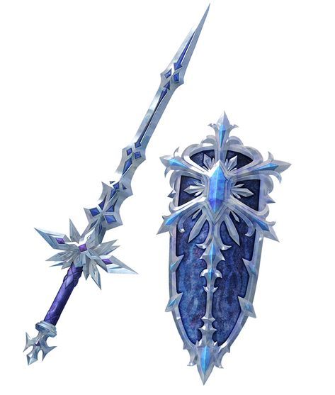 Cool Shield Designs, Shield Fantasy Art, Shield Rpg, Shield Fantasy, Fantasy Shield, Dissidia Final Fantasy Nt, Ice Design, Ice Fantasy, Fantasy Props