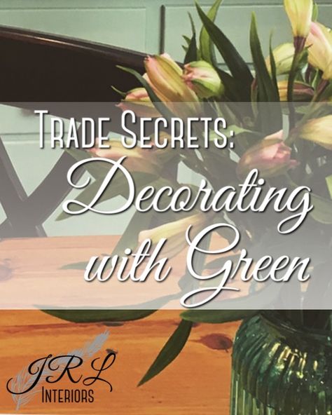 Decorating with Green Decorating With Lime Green Accents, Decorate With Green, Green Vase Decorating Ideas, Decorating With Green Accents, Decorating With Green, Mixing Greens In Watercolor, Lsage Green Rugs In Familyroom, Sea Salt Sherwin Williams, Diy Interior Decor