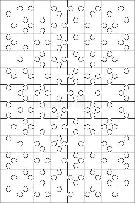 Puzzle Printable Template, Jigsaw Puzzle Drawing, Puzzle Ideas Design, Blank Puzzle Template Free Printable, Puzzle Coloring Pages, Puzzle Poster Design Ideas, Printable Puzzle Pieces Templates, Puzzle Template Free Printable, Puzzle Pieces Drawing