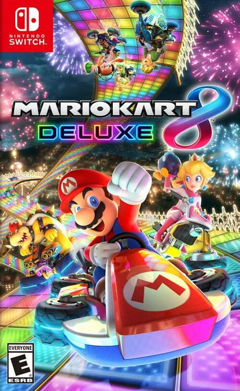 Mario Kart 8 Deluxe — StrategyWiki | Strategy guide and game reference wiki - strategywiki.org/ Mario Kart Games, Nintendo Mario Kart, Nintendo Switch System, Nintendo Console, Switch Nintendo, Nintendo Entertainment System, Mario Kart 8, Super Mario Party, Nintendo Eshop