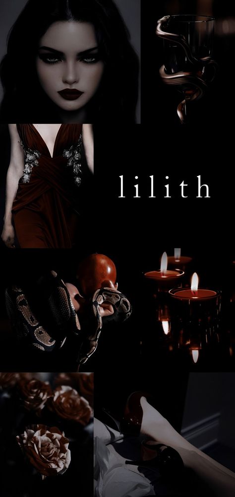 Aries Witch Aesthetic, Vampire Lady Aesthetic, Dark Feminine Witch Aesthetic, Gemini Lilith Aesthetic, Lilith Wallpaper Iphone, Lilith In Gemini Aesthetic, Lilith Core Aesthetic, Leo Lilith Aesthetic, Lilith In Taurus Aesthetic