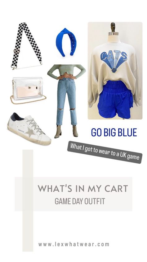 Uk Tailgate Outfit, Kentucky Basketball Game Outfit, Royal Blue Game Day Outfits, Kentucky Football Game Outfit, Kentucky Game Day Outfit, University Of Kentucky Game Day Outfits, Basketball Game Outfit, Gameday Fits, Gameday Outfits