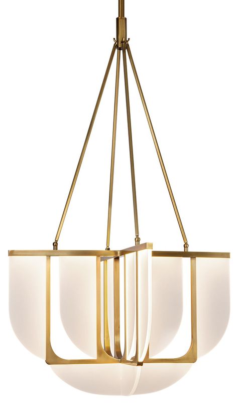 The Anders Chandelier brings a clean modern look to your interior space. The art deco inspired structure has acrylic light guides that cast warm shadows across your room. Art Deco Lights, Art Deco Interior Design, Art Deco Chandelier, Acrylic Light, Lighting Design Interior, Lighting Guide, Modern Art Deco, Art Deco Interior, Art Deco Inspired