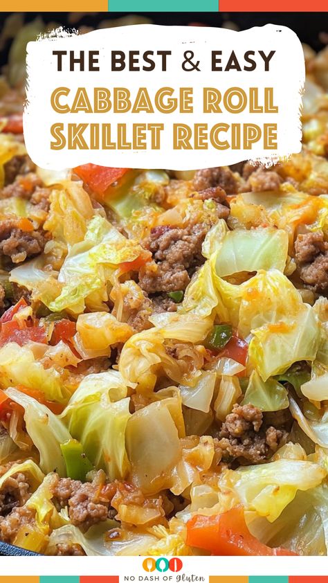 Cabbage Roll Skillet Recipe Dinner Recipes Cabbage, Cabbage Roll Skillet, Recipes Cabbage, Ground Beef And Cabbage, Cabbage Roll, Cabbage Rolls Recipe, Ground Beef Recipes Healthy, Cabbage Casserole, Boiled Egg Diet Plan