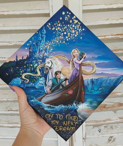 Graduation cap matching shoes,graduation cap,grad cap,graduation day,custom graduation cap,hand ... | Etsy (US) Painted Shoes Disney, Disney Grad Caps, Disney Bookmarks, Disney Graduation Cap, Graduation Topper, Tangled Wallpaper, Disney Graduation, Rapunzel Birthday Party, Cap Graduation