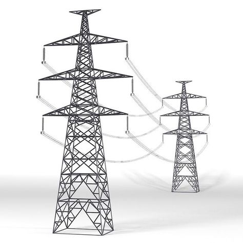 3d tension power line Ladder Logic, Transmission Tower, Power Engineering, Civil Engineering Design, Futuristic Background, Transmission Line, High Tension, Flyer And Poster Design, Industrial Photography