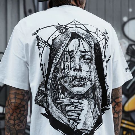 Tattoo Design T-Shirts | Unisex Streetwear Tee Shirts Stay Cold Apparel, Tattoo T Shirts, Tees For Men, Oversized T Shirt, Oversized Tee, Traditional Tattoo, Ink Tattoo, Oversized Tshirt, Tattoo Design