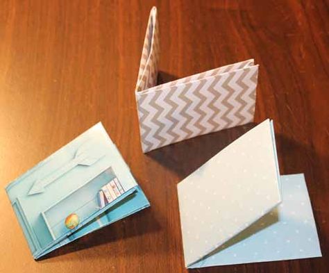 How to Make a Paper Wallet (Origami Wallet) Wallet Origami, Origami Wallet, Paper Wallet, Yarn Tutorials, Cross Stitch Tutorial, Wallet Craft, Rainy Day Crafts, Diy Wallet, Easy Craft Projects